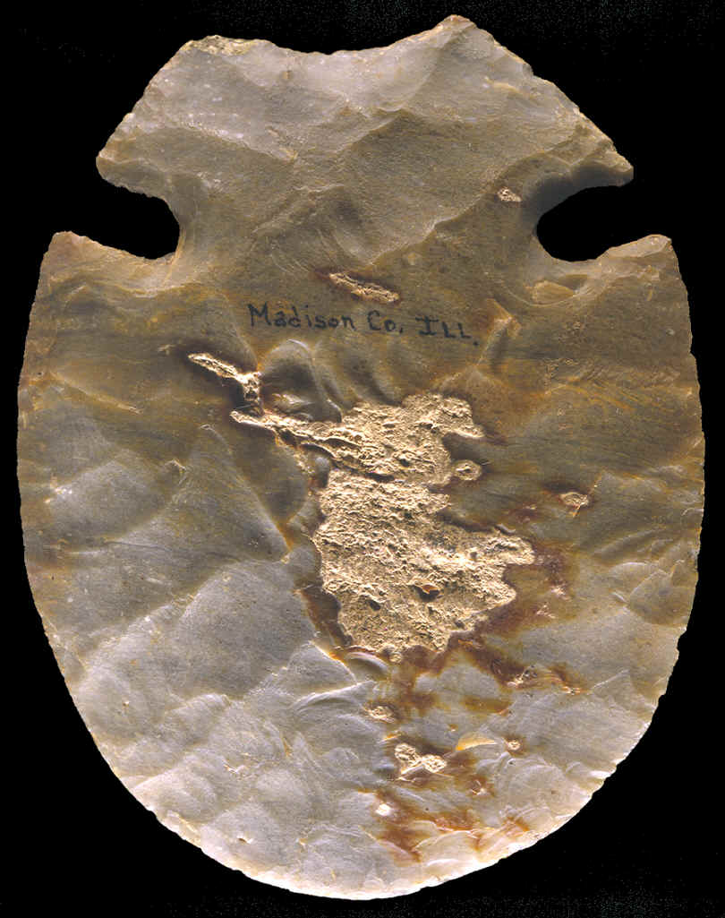 Side-notched hoe from Madison Co., Illinois