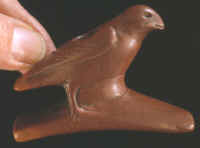 Hopewell bird effigy pipe from Madison Co., Illinois.
