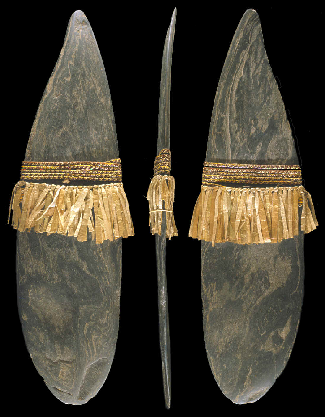 Display exchange stone from Irian Jaya, Indonesia.