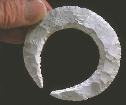 Mayan crescent eccentric.