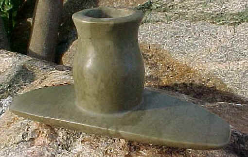 Hopewell Platform pipe made by Gary Merlie.