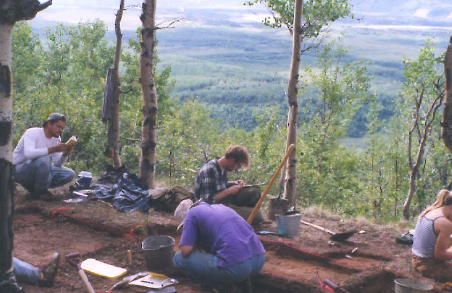 1996 excavation of the Moose Creek site.