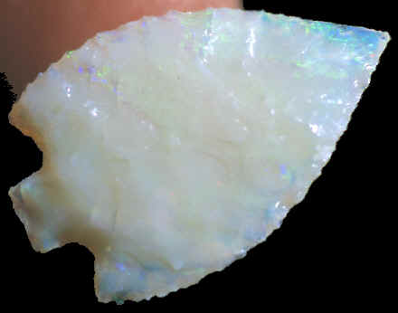 Australian opal arrowhead.