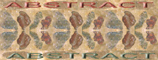 Abstract picture---pigment fragments & Ramey knife surface.