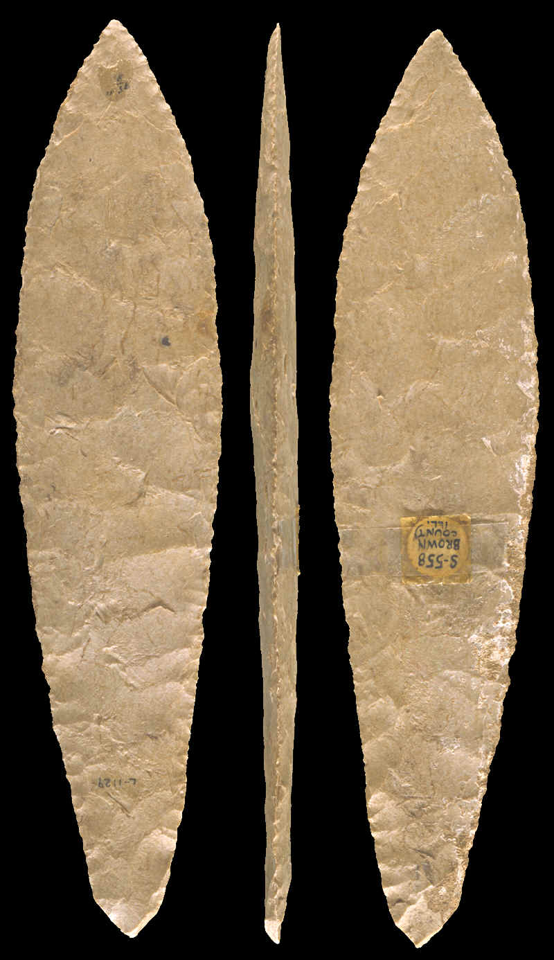 Ramey knife made of Mill Creek chert.