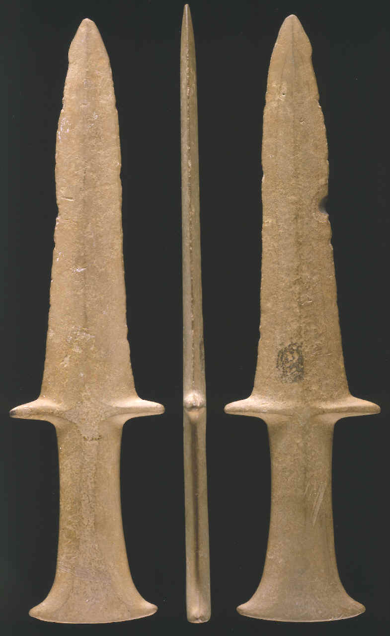 Ground slate dagger from Asia.