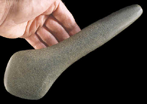 Stone spud from Fayette County, Illinois.