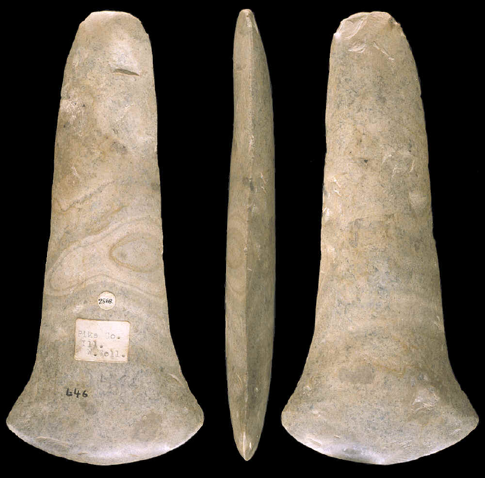 Flared bit spud from Pike County, Illinois.