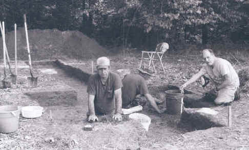 Excavation of the Phil Stratton site, 2003.