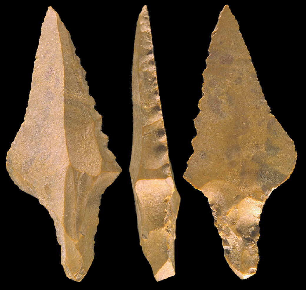 Three sided projectile point from Panama.