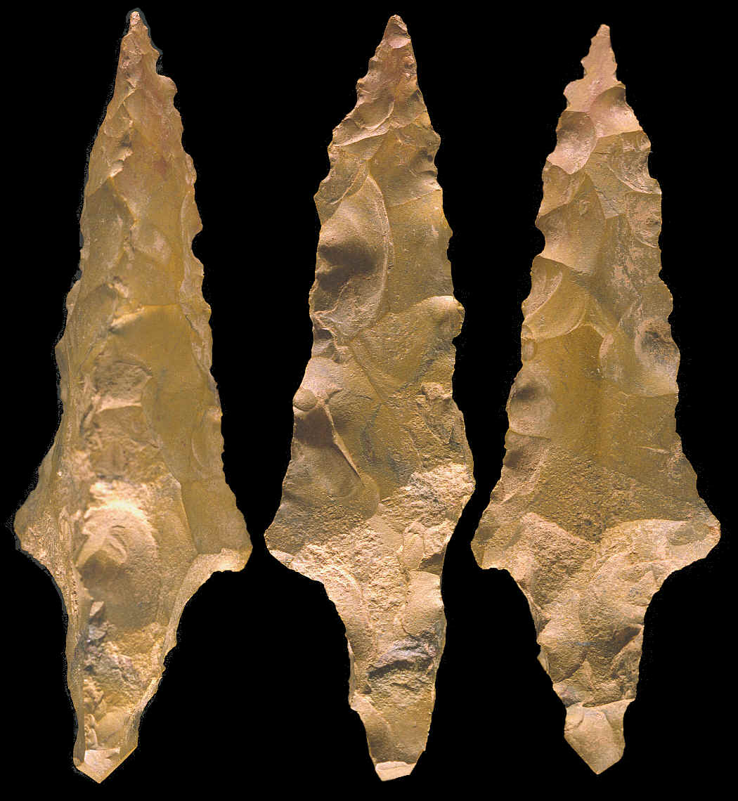 Large three sided projectile point from Panama.
