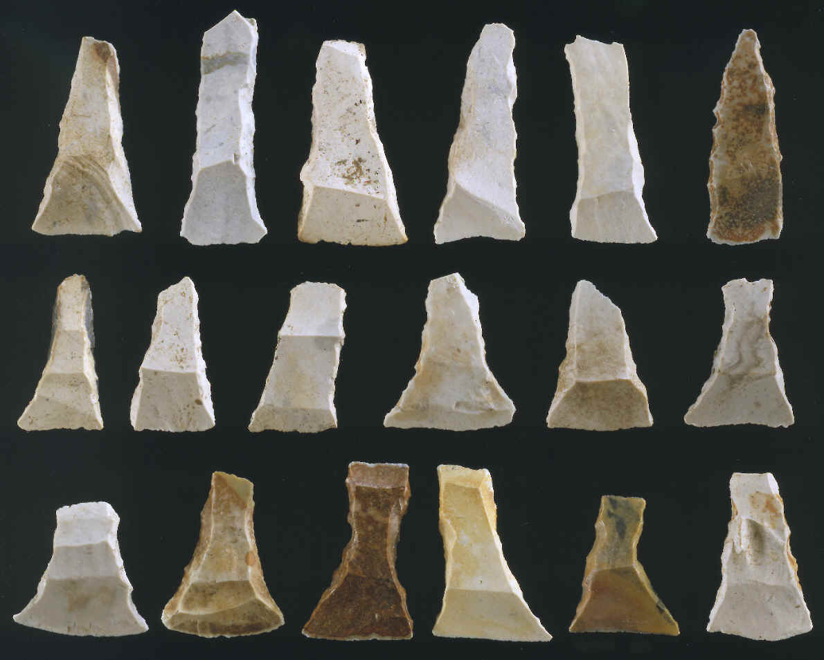 18 transverse arrowheads from northern Europe.