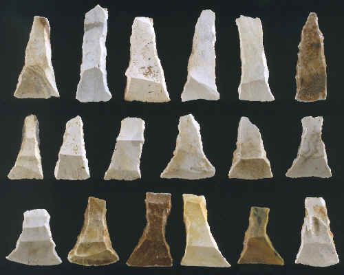 18 transverse arrowheads from northern Europe.