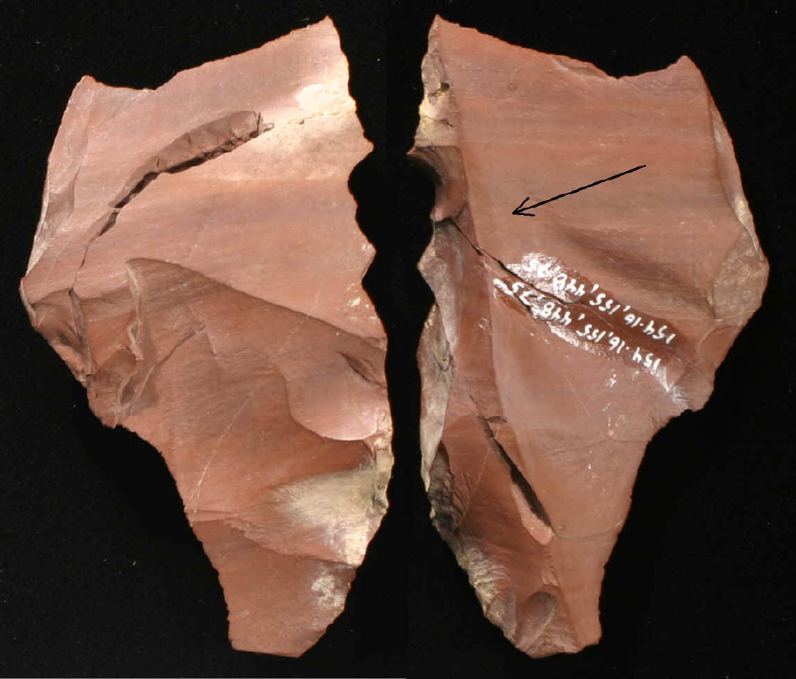 Overshot flake found on the Windy City site.