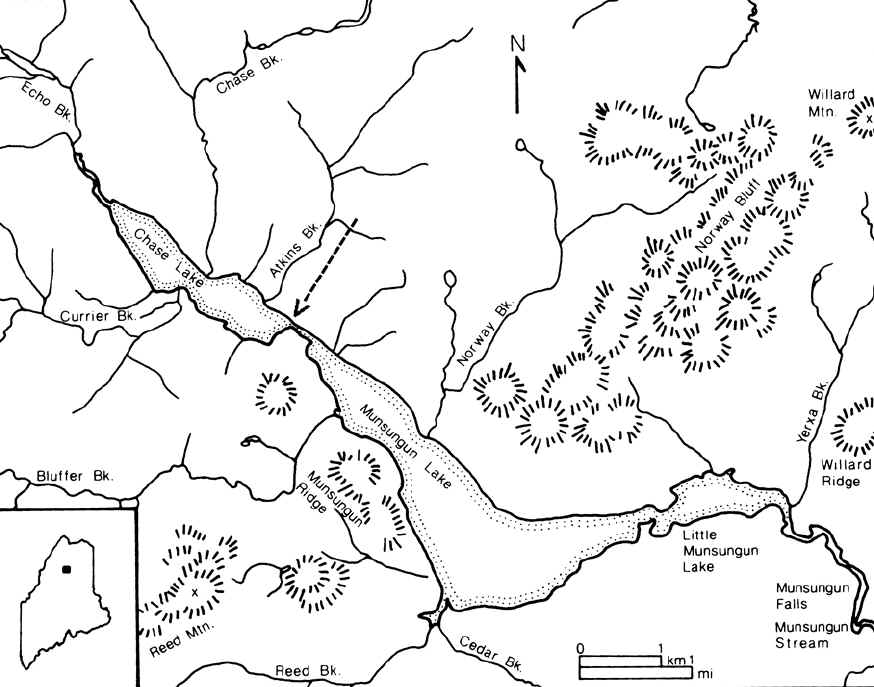 Map location of the Windy City site.