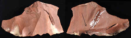 Overshot flake from the Windy City site.